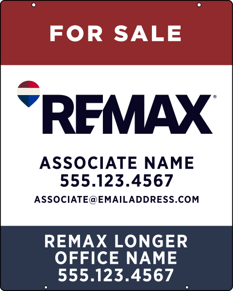 Hanging Associate Name Sign Panel, 30h x 24w, .063 Aluminum